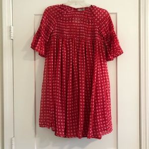 ASOS Red and Pink Dress